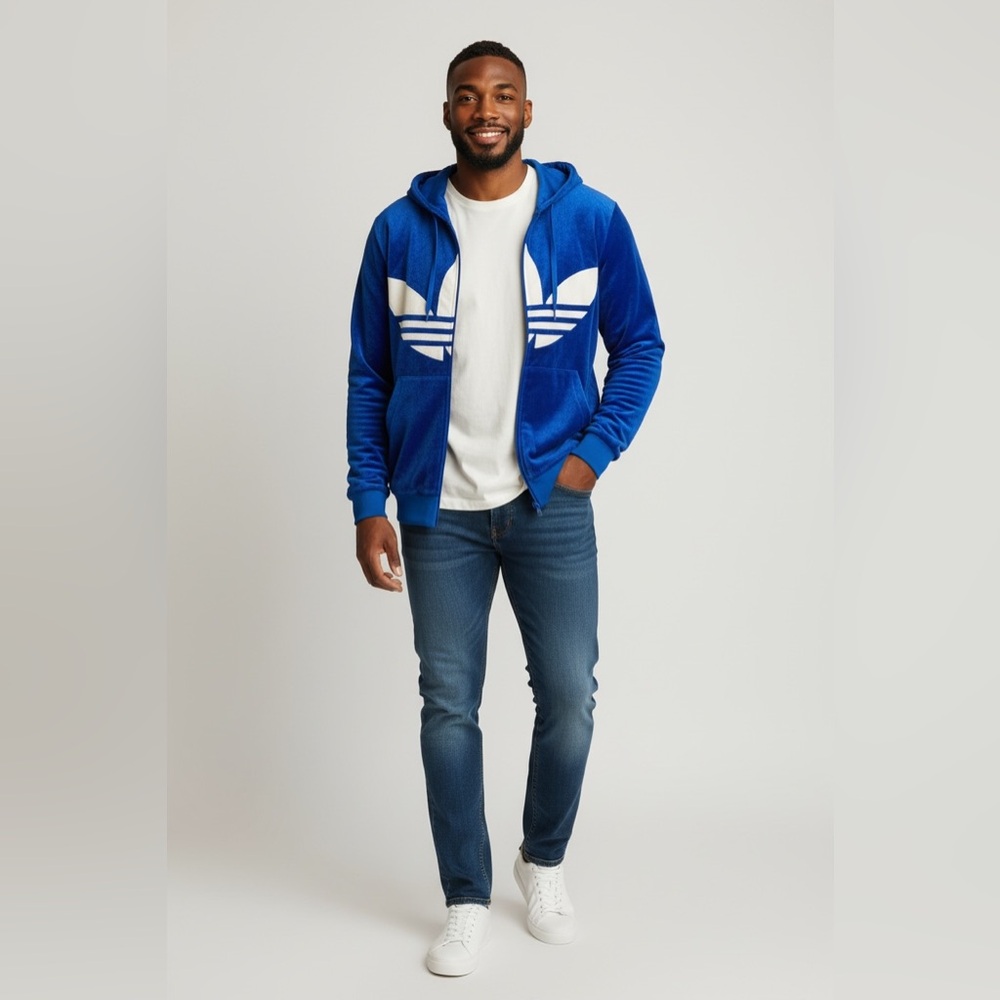 Adidas Kinitwear Hoodie Sweatshirt